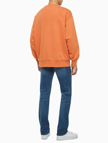 Buy 남성 모노로고 내츄럴 크루넥 in color ORANGE