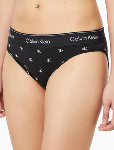 Buy 여성 아이콘 코튼 모달 AF 비키니 in color DIAMOND LOGO PRINT_BLACK