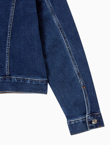 Buy 여성 컴포트 스트레치 클래식 트러커 in color DARK BLUE