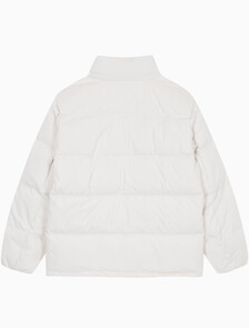 Buy 남성 베이직 에센셜 다운 푸퍼 자켓  in color WHITE