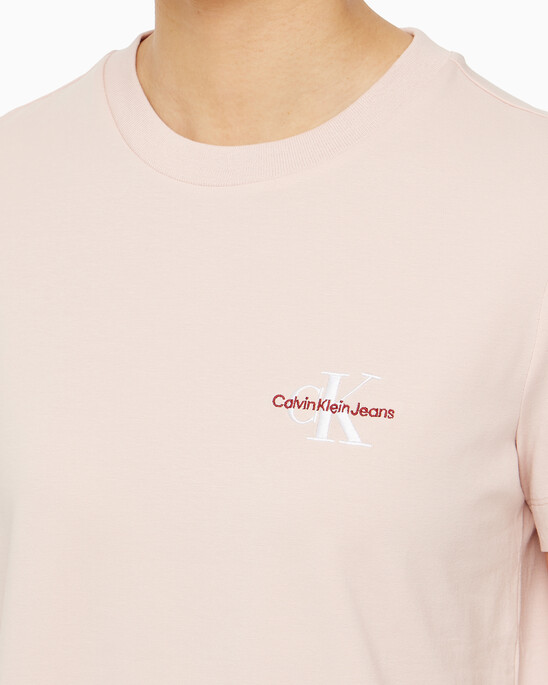 여성 스몰 모노그램 로고 반팔 티셔츠