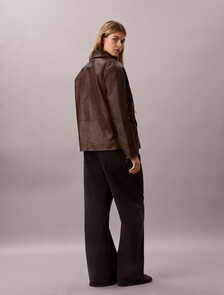 Buy 여성 폭스레더 모토 자켓 in color Brown