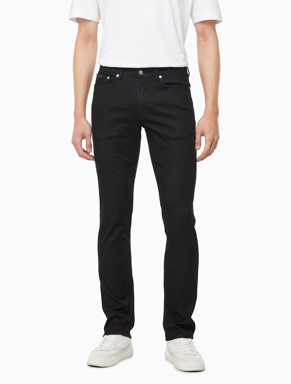 Buy 남성 슬림핏 블랙 37.5 기능성 데님 in color BLACK