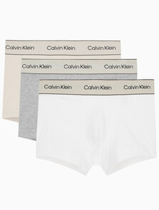 Buy 남성 피마 코튼 3PK 트렁크 in color Beige / Grey / White