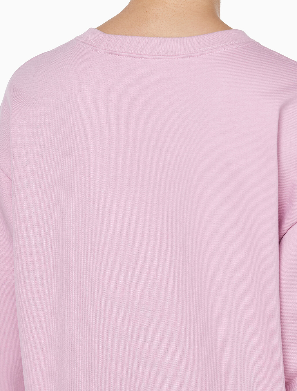 Buy 여성 모노로고 프렌치테리 릴렉스핏 스웻셔츠 in color Pink