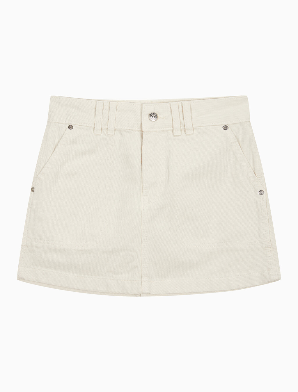 Buy 여성 데님 유틸리티 스커트 in color SOFT BONE