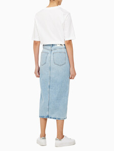 Buy 여성 맥시 데님 스커트 in color CHALKY BLUE