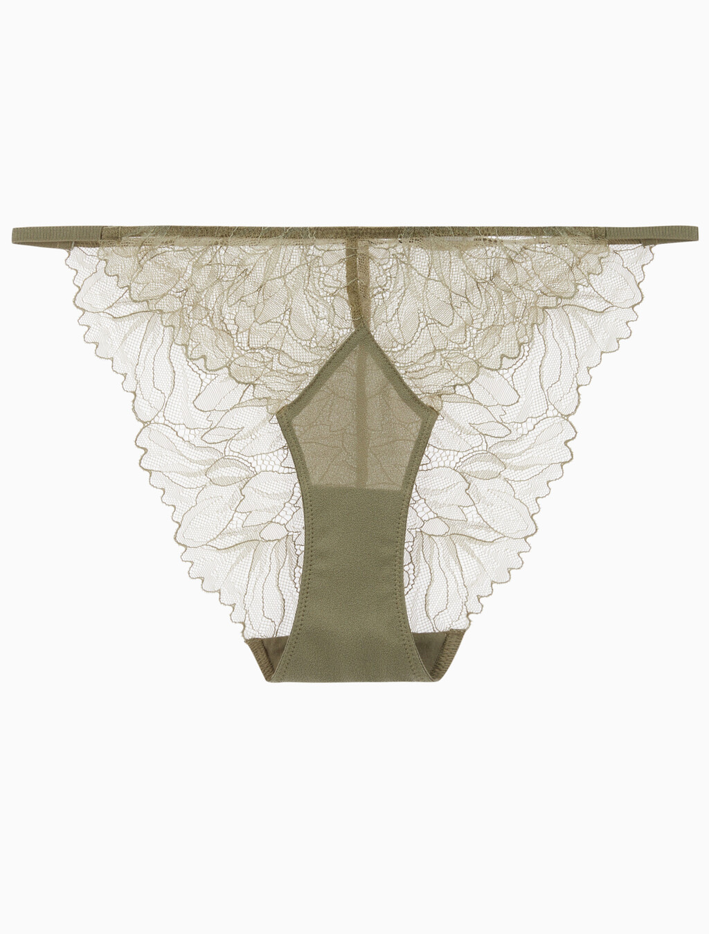 Buy 여성 플로랄 레이스 AF 비키니 in color DUSKY GREEN