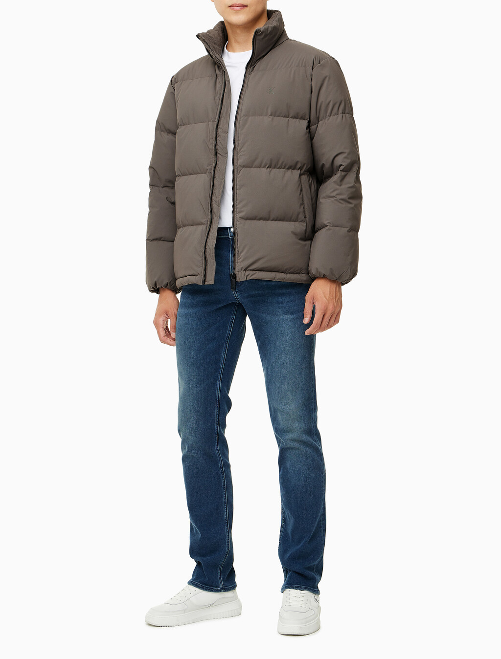 Buy 남성 베이직 에센셜 다운 푸퍼 자켓  in color BROWN