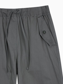 Buy 여성 라이트웨이트 코튼 카고 팬츠 in color GUNMETAL HTR