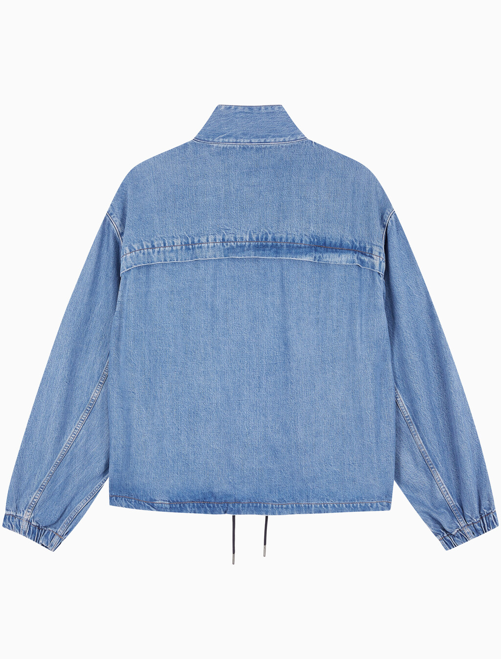 Buy 남성 레귤러핏 블루 데님 윈드 브레이커 자켓 in color BLUE RETROGRADE