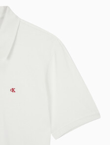 Buy 남성 레귤러핏 피케 반팔 클래식 폴로 티셔츠 in color BLANC DE BLANC