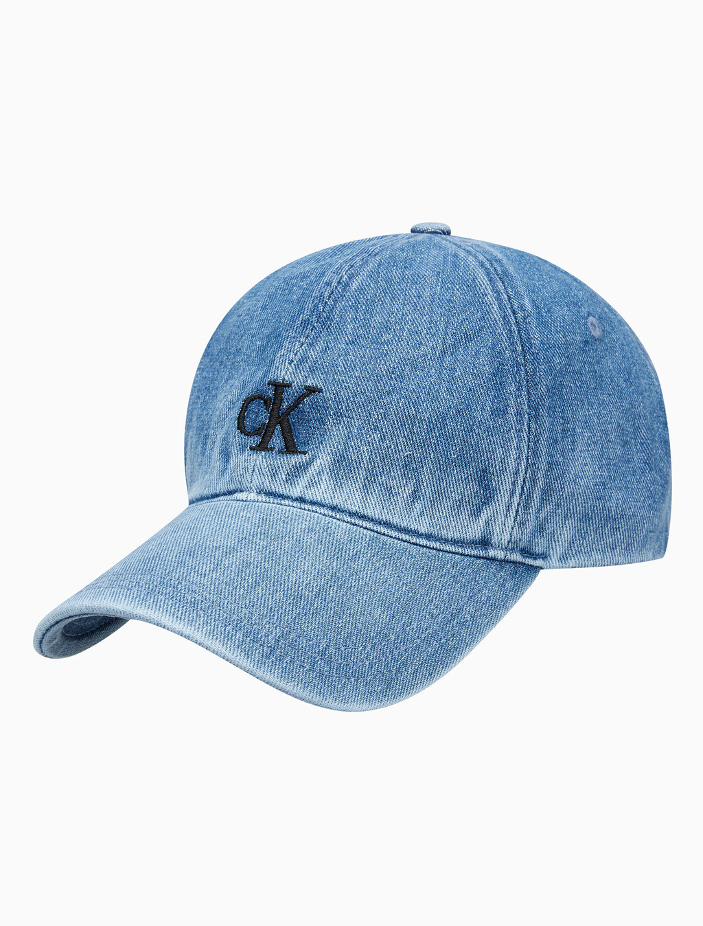 Buy 남녀공용 CKJ 데님 볼캡 in color DENIM
