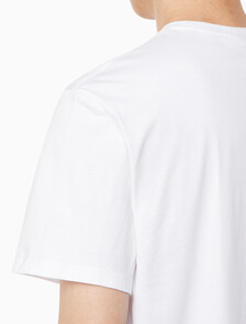 Buy 남성 레귤러핏 스포츠 로고 반팔 티셔츠 in color BRILLIANT WHITE