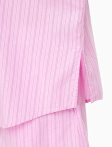 Buy 여성 코튼 포플린 롱슬리브 셔츠 in color Pink