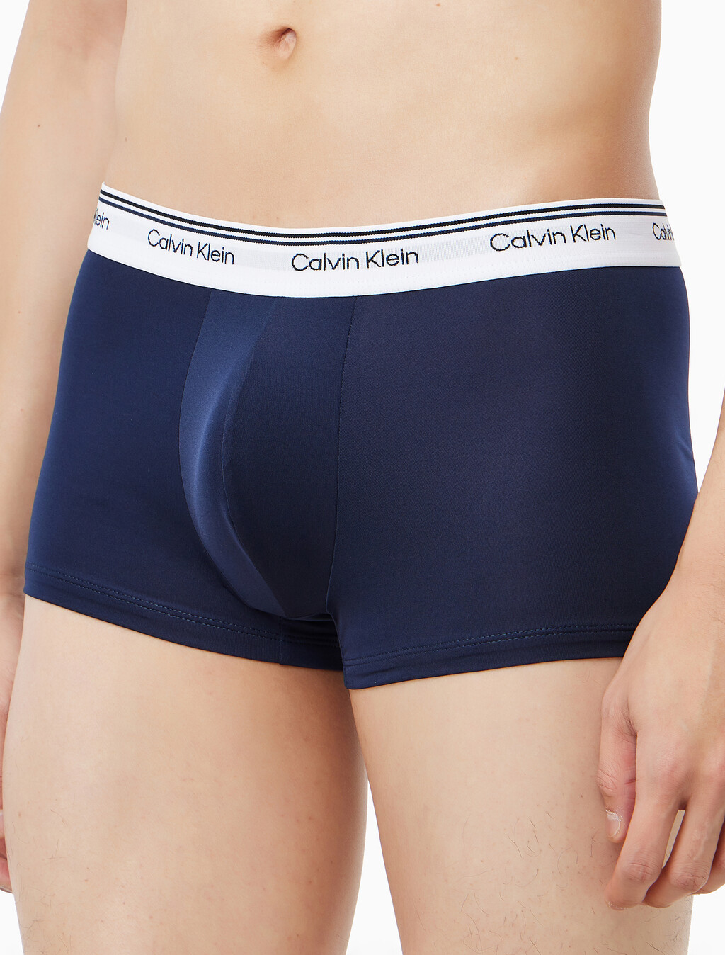 Buy 남성 마이크로파이버 스트레치 밸런스 로우 라이즈 트렁크 3PK in color Pink / Light Grey / Dark Navy