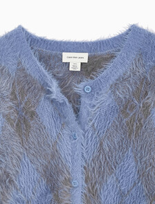 Buy 여성 퍼지 아가일 스웨터 in color Dusty Blue