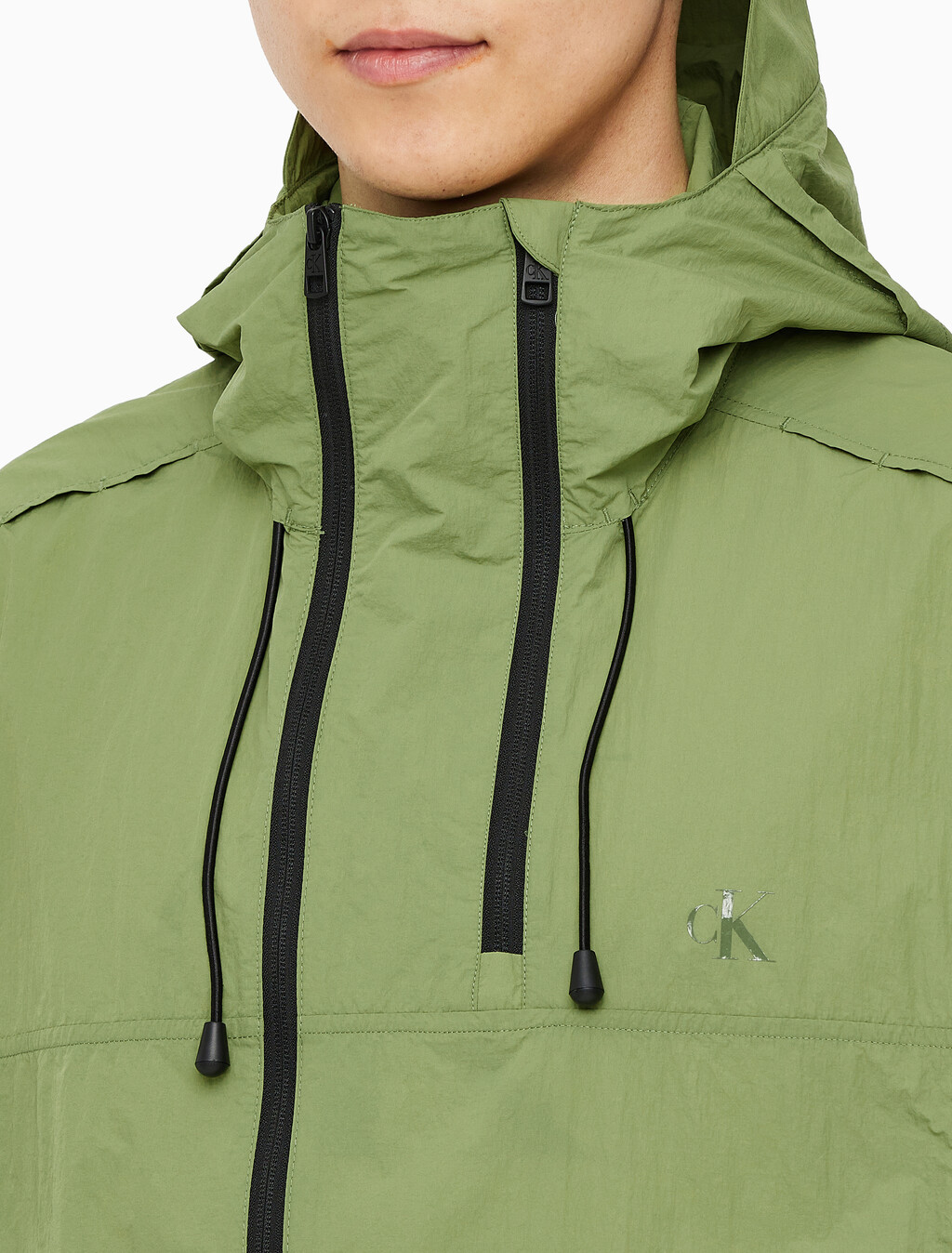 Buy 남성 패커블 기능성 윈드 브레이커 자켓 in color KHAKI