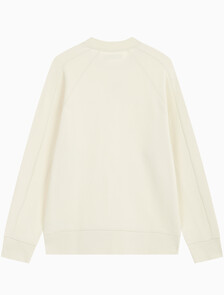 Buy [손흥민 캡슐] 남성 릴렉스 테리 크루넥 스웻셔츠 in color BEIGE