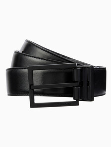 Buy 남성 클래식 스퀘어 버클 32mm 벨트 in color BLACK