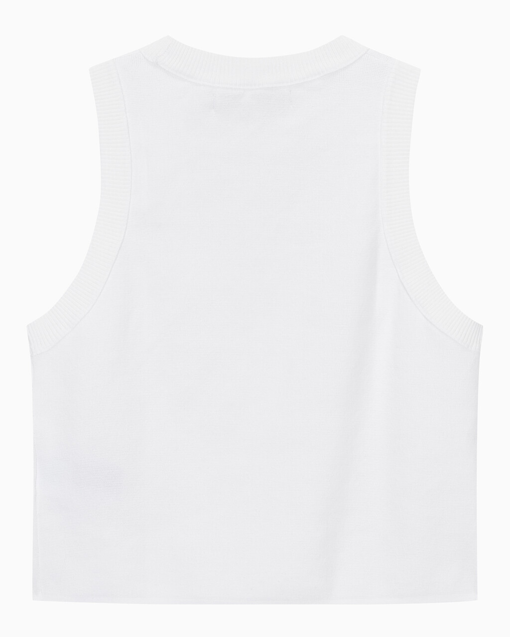 Buy 여성 탭 A라인 슬리브리스 니트 in color BRIGHT WHITE
