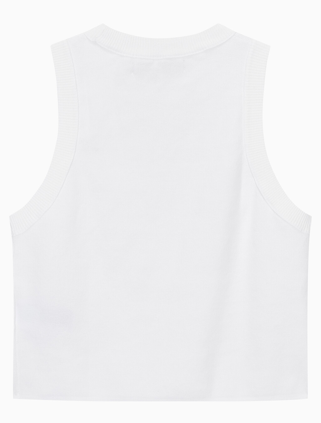 Buy 여성 탭 A라인 슬리브리스 니트 in color BRIGHT WHITE