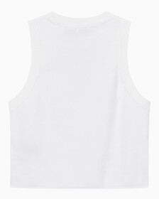 Buy 여성 탭 A라인 슬리브리스 니트 in color BRIGHT WHITE