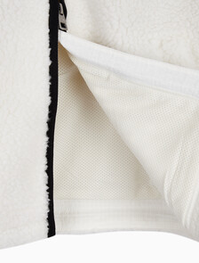 Buy 여성 크롭 쉐르파 자켓 in color WHITE