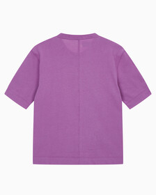 Buy 여성 릴렉스 핏 에센셜 반팔 티셔츠 in color AMETHYST