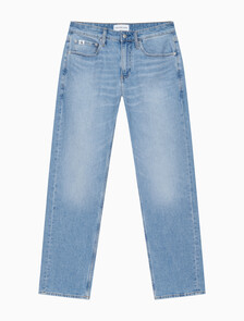 Buy 남성 90'S 스트레이트핏 라이트블루 데님 in color CHALKY BLUE