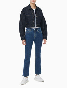 Buy 여성 린스 데님 자켓 in color TENCEL RINSE BLUE