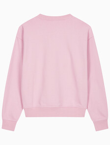 Buy 여성 모노로고 프렌치테리 릴렉스핏 스웻셔츠 in color Pink