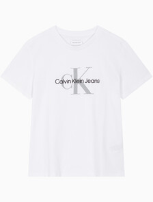 Buy 여성 히어로 모노로고 크루넥 반팔 티셔츠 in color BRILLIANT WHITE