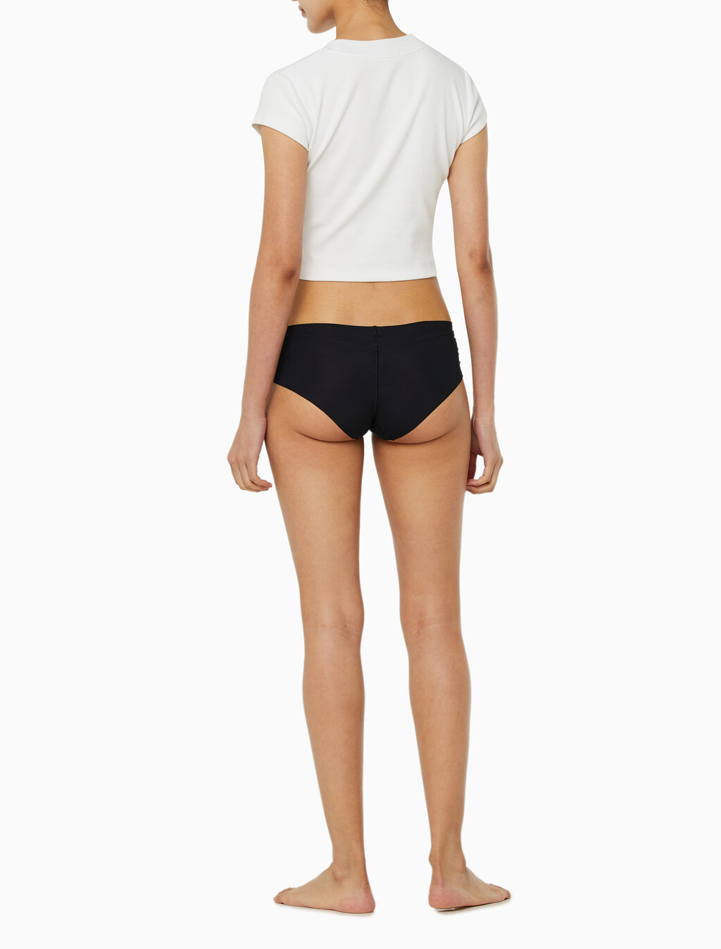 Buy 여성 인비져블 마이크로 힙스터 in color BLACK