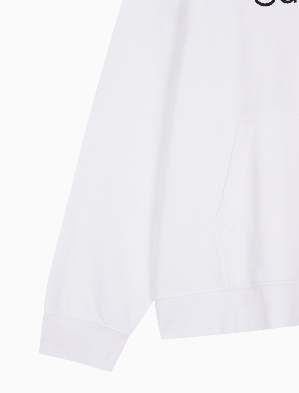 Buy 남성 릴렉스핏 스탠다드 로고 후드 티셔츠 in color BRILLIANT WHITE
