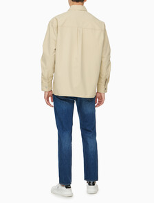 Buy 남성 유틸리티 기능성 집업 셔츠 in color PALE KHAKI
