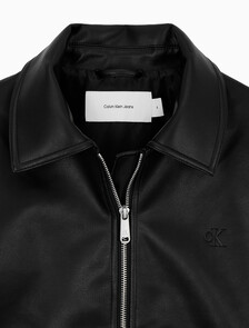 Buy 여성 폭스 레더 자켓 in color CK BLACK