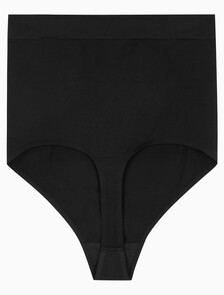 Buy 여성 세큐어 스컬프트 심리스 T팬티 in color BLACK