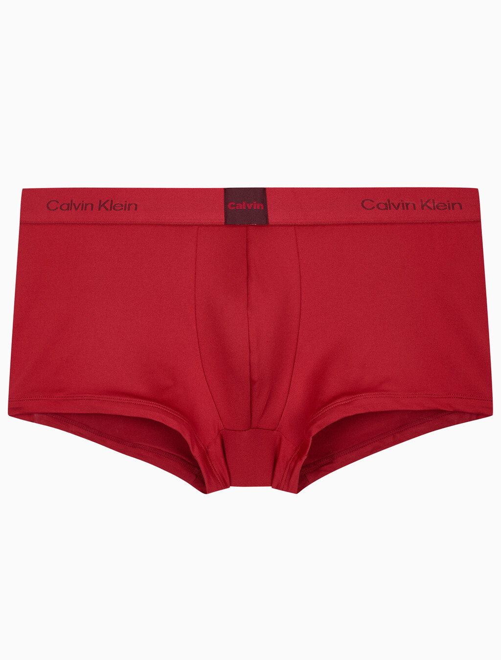 Buy 남성 모던 로고 패치 마이크로 로우 라이즈 트렁크 in color red