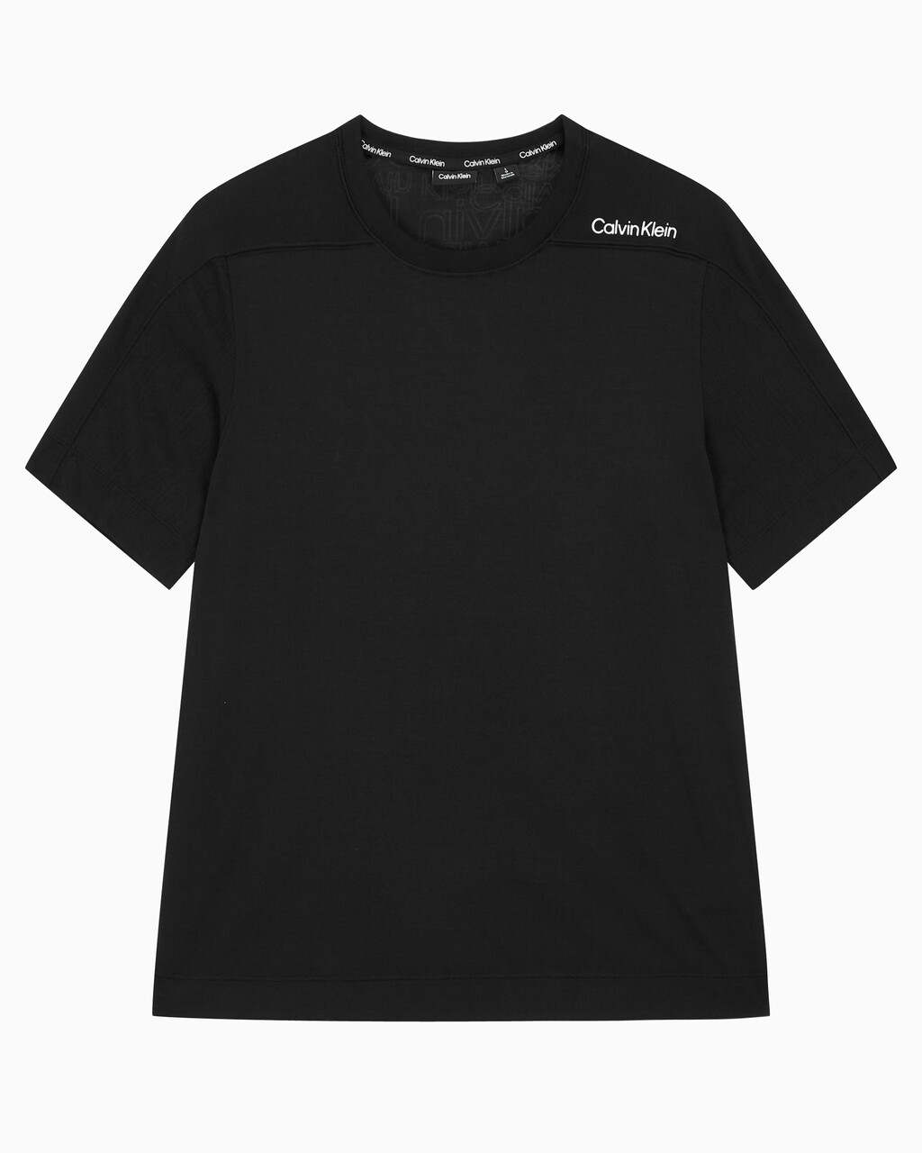 Buy 남성 레귤러핏 숄더 로고 숏슬리브 티셔츠 in color BLACK