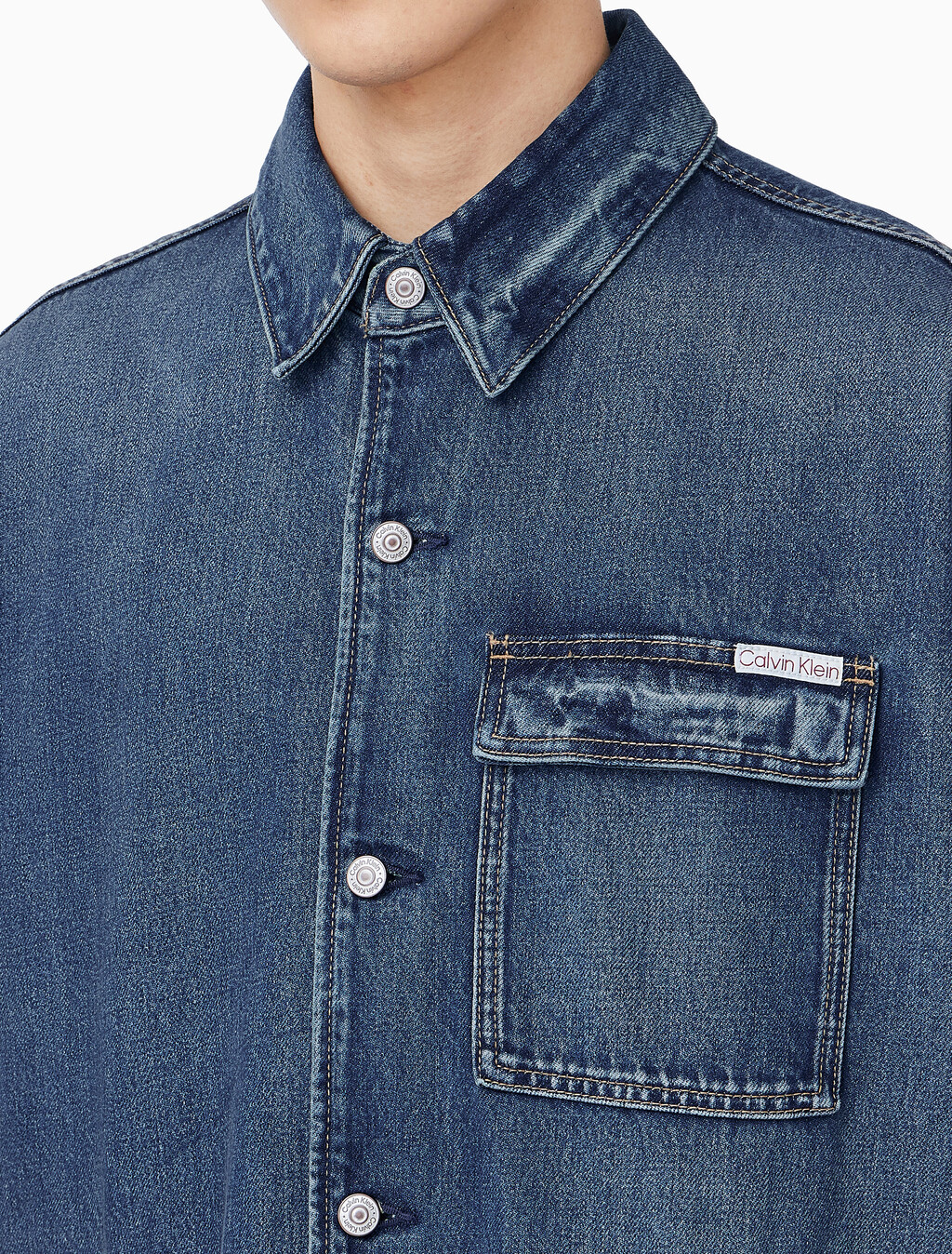 Buy 남성 골드코스트 선셋 데님 필드 자켓 in color Blue
