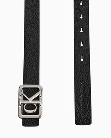Buy 여성 25mm 페블 패턴 소가죽 벨트 in color BLK / PLAZA TAUPE