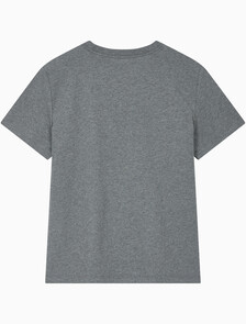 Buy 여성 히어로 모노로고 크루넥 반팔 티셔츠 in color MEDIUM GREY HEATHER