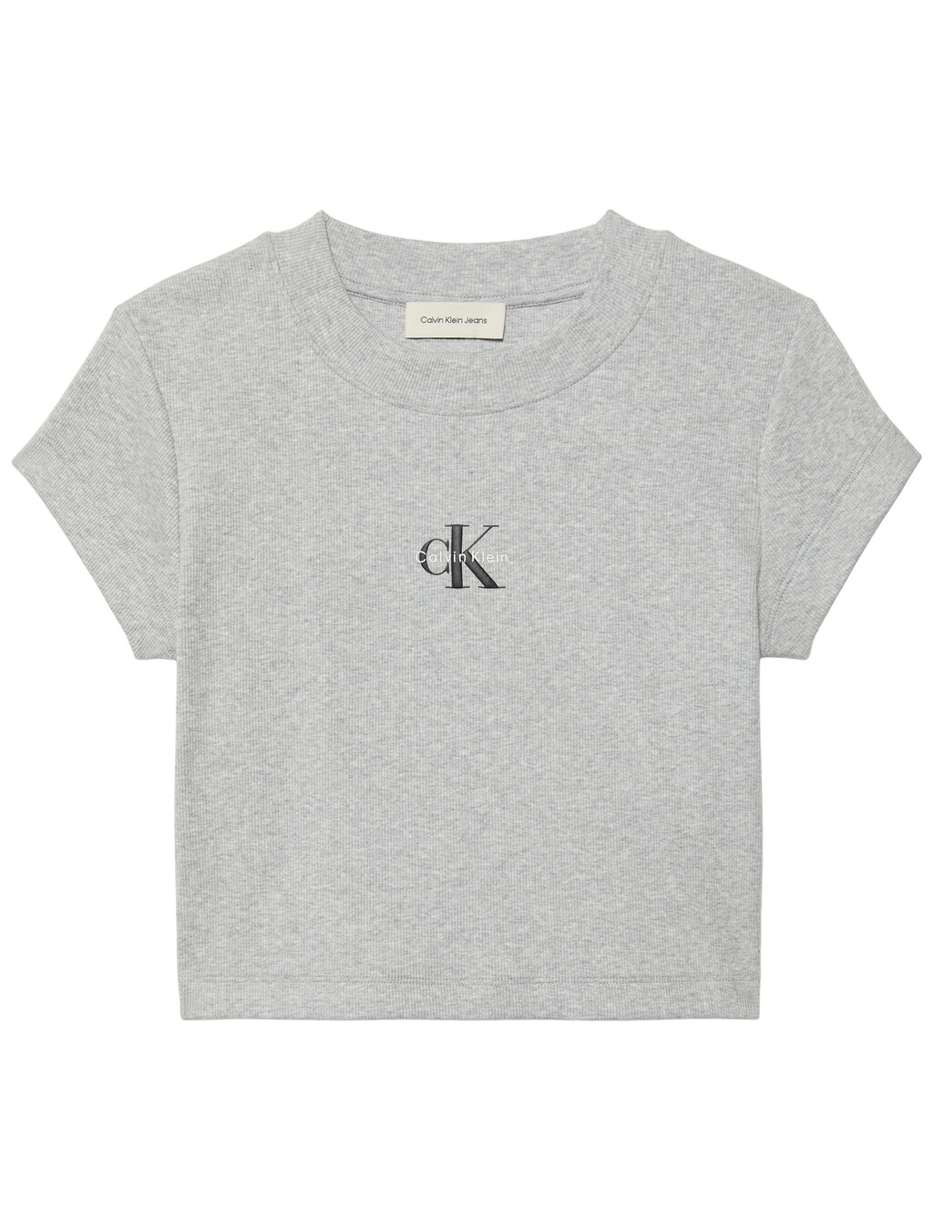 Buy 여성 베이비립 모노로고 티 in color HEROIC GREY HEATHER