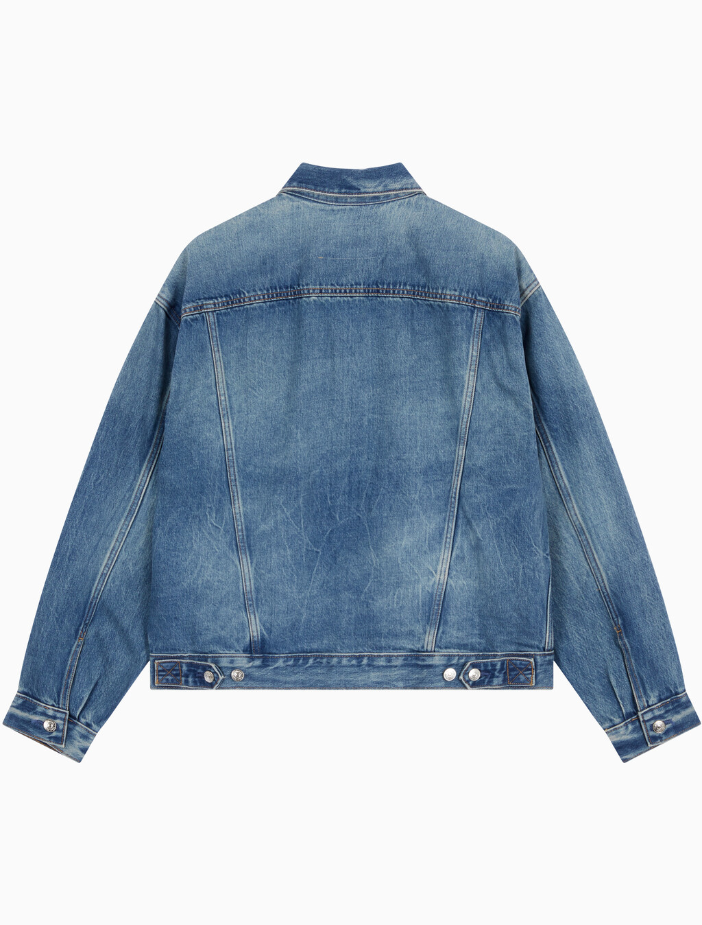 Buy 남성 90's 오로라 블루 데님 자켓 in color BLUE