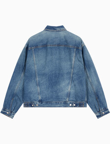 Buy 남성 90's 오로라 블루 데님 자켓 in color BLUE