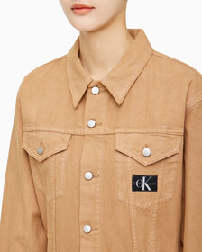 Buy 여성 캔버스 트러커 드레스 in color MID BLUE BACK EMBRO