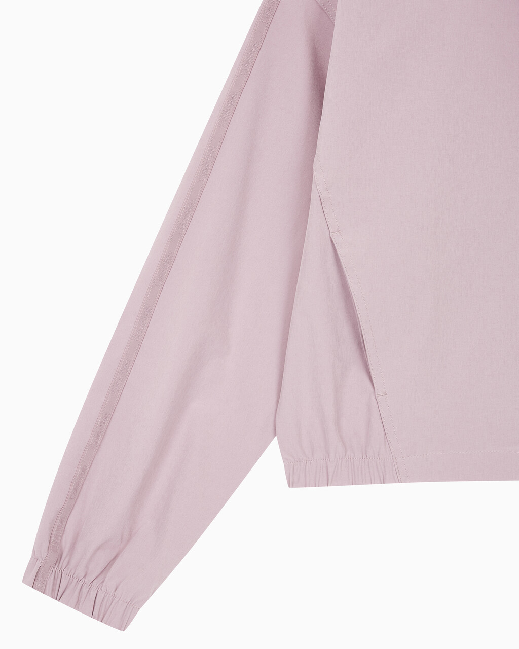 Buy 여성 리플렉티브 로고 레귤러 핏 윈드브레이커 in color GRAY ROSE