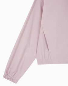 Buy 여성 리플렉티브 로고 레귤러 핏 윈드브레이커 in color GRAY ROSE