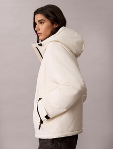 Buy 여성 후드 다운 테크 자켓 in color TURTLEDOVE